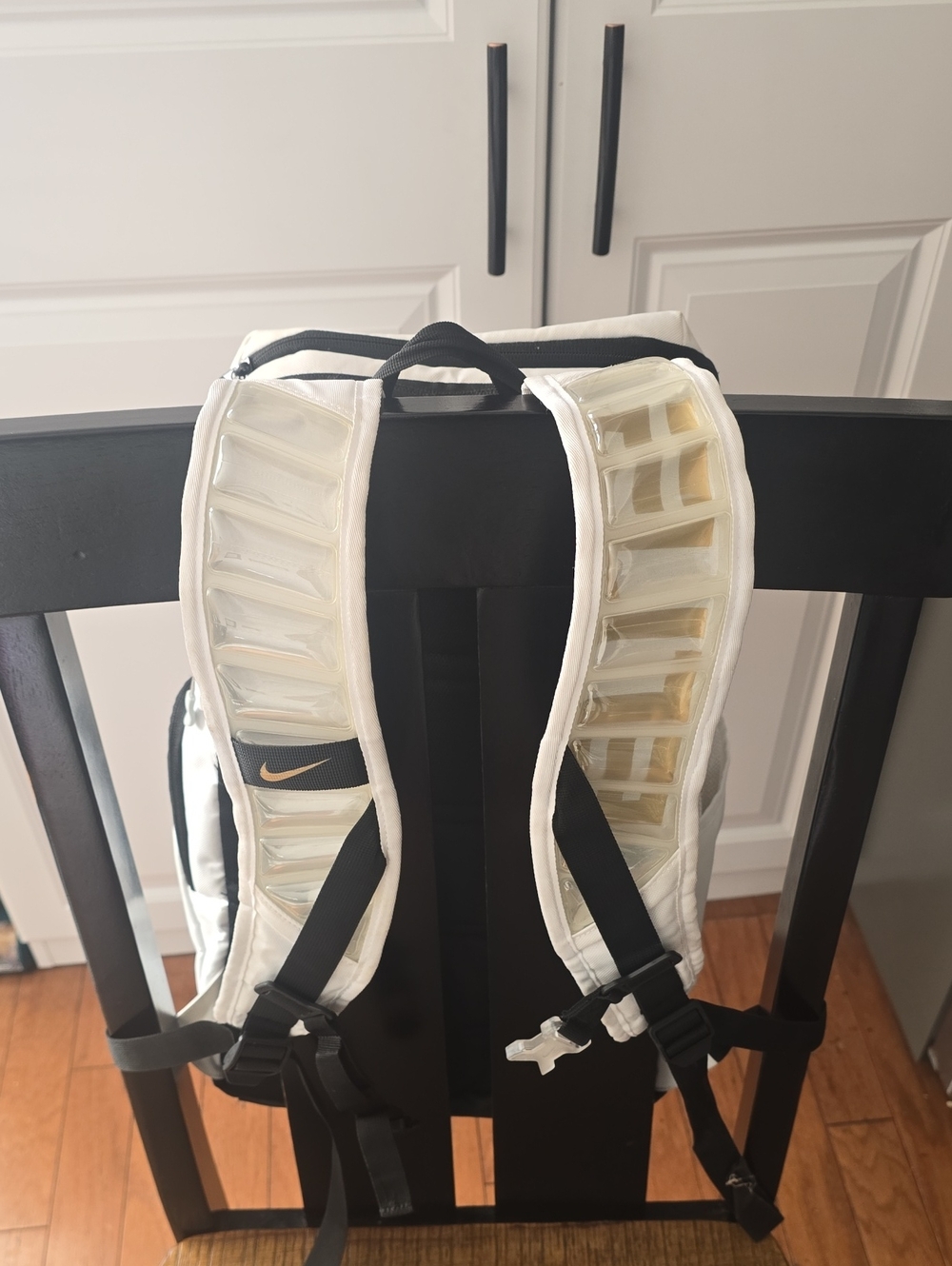 Nike Elite  Men's White & Black Backpack with Gold Accents - Picture 14 of 14